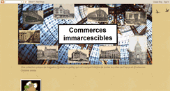 Desktop Screenshot of commerces-immarcescibles.blogspot.com