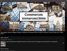 Tablet Screenshot of commerces-immarcescibles.blogspot.com