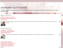 Tablet Screenshot of giordanosottosanti.blogspot.com