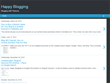 Tablet Screenshot of hapiblogging.blogspot.com