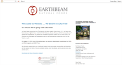 Desktop Screenshot of earthbeamfoods.blogspot.com