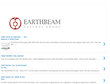 Tablet Screenshot of earthbeamfoods.blogspot.com