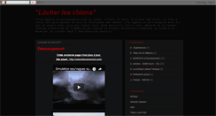 Desktop Screenshot of lacher-les-chiens.blogspot.com