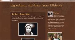 Desktop Screenshot of expecting-childrenfromethiopia.blogspot.com