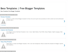Tablet Screenshot of beso-templates.blogspot.com