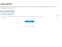 Tablet Screenshot of cacabonita.blogspot.com