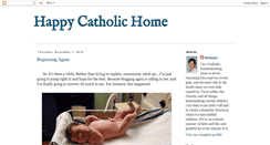 Desktop Screenshot of happycatholichome.blogspot.com