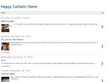 Tablet Screenshot of happycatholichome.blogspot.com