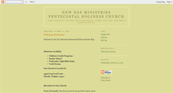 Desktop Screenshot of newdayministriesphchurch.blogspot.com