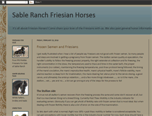 Tablet Screenshot of friesianhorses4u.blogspot.com