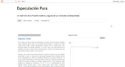 Desktop Screenshot of especulacionpura.blogspot.com