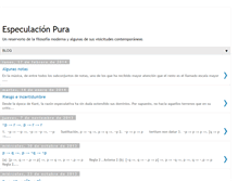 Tablet Screenshot of especulacionpura.blogspot.com