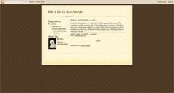 Desktop Screenshot of bb-lifeistooshort.blogspot.com