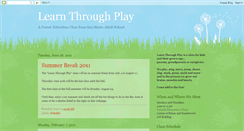 Desktop Screenshot of playaslearning.blogspot.com