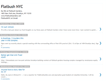 Tablet Screenshot of flatbushnyc.blogspot.com