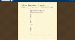 Desktop Screenshot of proftiago.blogspot.com