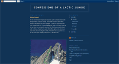 Desktop Screenshot of lacticjunkie.blogspot.com