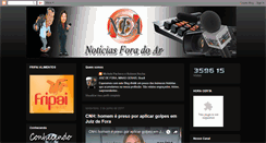 Desktop Screenshot of noticiasforadoar.blogspot.com