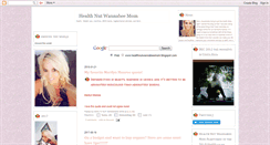 Desktop Screenshot of healthnutwannabeemom.blogspot.com