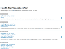 Tablet Screenshot of healthnutwannabeemom.blogspot.com