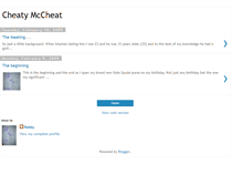 Tablet Screenshot of cheatymccheat.blogspot.com