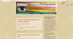 Desktop Screenshot of eticareerservices.blogspot.com