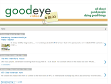 Tablet Screenshot of goodeyevideo.blogspot.com