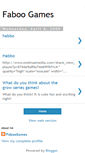 Mobile Screenshot of faboogames.blogspot.com