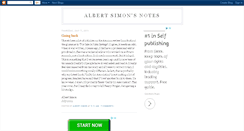 Desktop Screenshot of albert-simon.blogspot.com