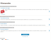 Tablet Screenshot of lilianaavalos.blogspot.com