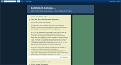 Desktop Screenshot of bloggingconway.blogspot.com