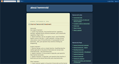 Desktop Screenshot of hemmroid.blogspot.com