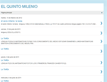 Tablet Screenshot of elquintomilenio.blogspot.com