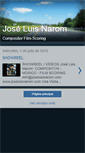 Mobile Screenshot of joseluisnarom.blogspot.com