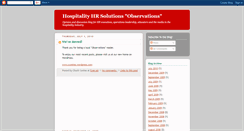 Desktop Screenshot of hospitalityhrsolutions.blogspot.com