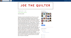 Desktop Screenshot of joethequiltercunningham.blogspot.com