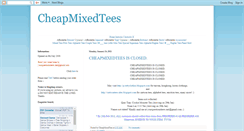 Desktop Screenshot of cheapmixedtees.blogspot.com