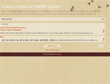 Tablet Screenshot of cursochinodeprofecandy.blogspot.com