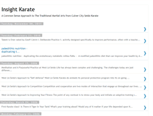 Tablet Screenshot of insightkarate.blogspot.com