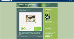 Desktop Screenshot of knittingmesdemoiselles.blogspot.com