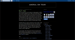 Desktop Screenshot of amoralontour.blogspot.com