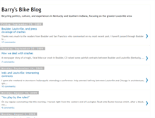 Tablet Screenshot of bicyclingforlouisville.blogspot.com