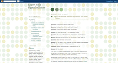 Desktop Screenshot of expectwithsigmaindictors.blogspot.com