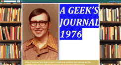 Desktop Screenshot of geeksjournal1976.blogspot.com