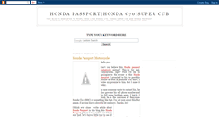 Desktop Screenshot of honda-mc.blogspot.com