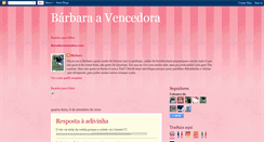 Desktop Screenshot of barbaraavencedora.blogspot.com