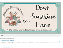 Tablet Screenshot of downsunshinelane.blogspot.com