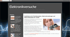 Desktop Screenshot of elektronikversuche.blogspot.com