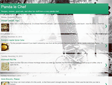 Tablet Screenshot of pandalechef.blogspot.com