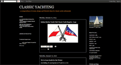 Desktop Screenshot of classicyachting.blogspot.com